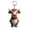 Type B, variant on Farfi Key Chain Exquisite Cute Acrylic Cow Keychain Bright Colors Durable Keychain Pendant for Backpack Bag Key (Type H)