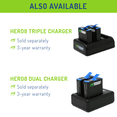thumbnail image 6 of Wasabi Power Battery (4-Pack) for GoPro HERO8 Black (Compatible with HERO7, HERO6, HERO5), 6 of 6