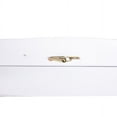 thumbnail image 3 of Extendable Rectangular Dining Room Table Modern Solid Wood, White Color, 3 of 6