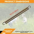 thumbnail image 4 of GUYUTING Metal Deck Belt Tension Spring for Husqvarna EZF3417 LSZ4622 RZ4219 Z246 Series OEM 539120920 Replacement, 4 of 5