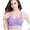 Pink,Purple,Gray, variant on CFLVAEK 3 Pack Women's Nursing Sleep Bra Ultra Comfort Wireless Maternity Bras with Padded Vest Type Bralette for Pregnancy Comfy Full Coverage Nursing Maternity Bras Black,Gray,Beige M