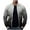 White-1, variant on MaFYtyTPR Men's Jackets Lightweight Autumn and Winter Stand-up Collar Gradient Color Coat Long Sleeve Headless Jacket on Black S(US 4)
