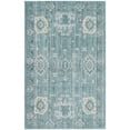 thumbnail image 5 of SAFAVIEH Valencia Gemina Floral Bordered Polyester Area Rug, Alpine/Multi, 4' x 6', 5 of 8