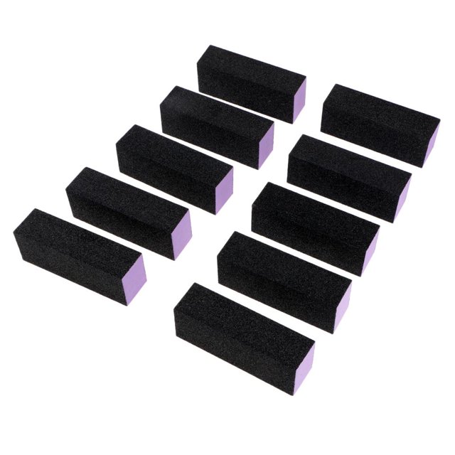 Almohadils para Pulir Uñas de 4 Superficies, Tampón para Decoración de Uñ Bloque de Lijado Suave, Salón de Uñas para Bricoje, Colcomx Esponja para pulir uñas