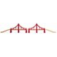 thumbnail image 2 of Puente colgante doble Toy Train Accessory Brio World 33683, 2 of 8