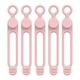 thumbnail image 5 of ER 10 paquetes de bridas de silicona para cables, bridas reutilizables para cables en varios colores, organizador de cables de almacenamiento de cables de datos, bridas para cables de silicona oso de fresa Electrónica, 5 of 5