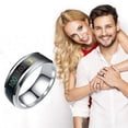 thumbnail image 1 of Xihbxyly Anillo de Temperatura Inteligente, Elegante Joya Que Muestra El Estado de Ánimo, Elegante Oro Rosa con Diamantes de Imitación, Opciones de Tamaño Versátiles de 8 Mm, Perfecto para Bodas, Fie, 1 of 4
