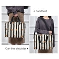 thumbnail image 6 of FORMRS 16" Laptop Bag Carrying Sleeve Case with Handle Travel Shoulder Briefcase, Black Abstract Stripes, 6 of 8