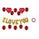 thumbnail image 1 of Matsuzay Globo con letras de amor, confesión del Día de San Valentín, globo con corazón de amor, monograma de película de aluminio, decoración para Kits de decoración para fiestas Rojo Matsuzay HA8818-02B, 1 of 1