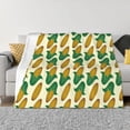 thumbnail image 3 of Throw Blanket for Couch, Corn 8 Super Soft Fuzzy Comfy Warm Throw Blanket, Cuteness Lightweight Cozy Plush Flannel Blanket & Throws for Sofa and Bed All Season, 3 of 5