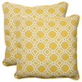 thumbnail image 1 of Pillow Perfect 506746 Rossmere Yellow 18.5-Inch Throw Pillow (Set of 2), 1 of 1