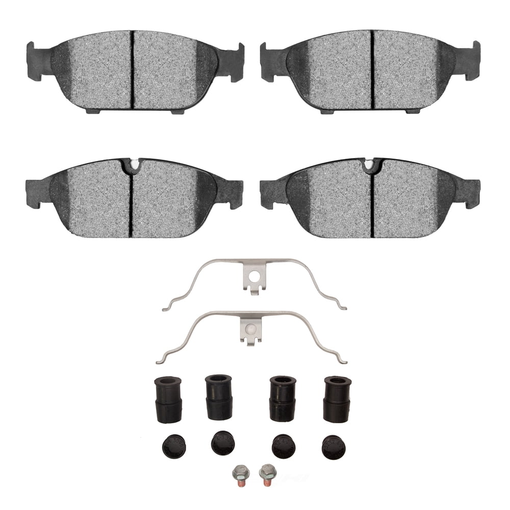 Dynamic Friction Company 1600-1549-01 DFC EURO 5000 Ceramic Brake Pads and Hardware Kit