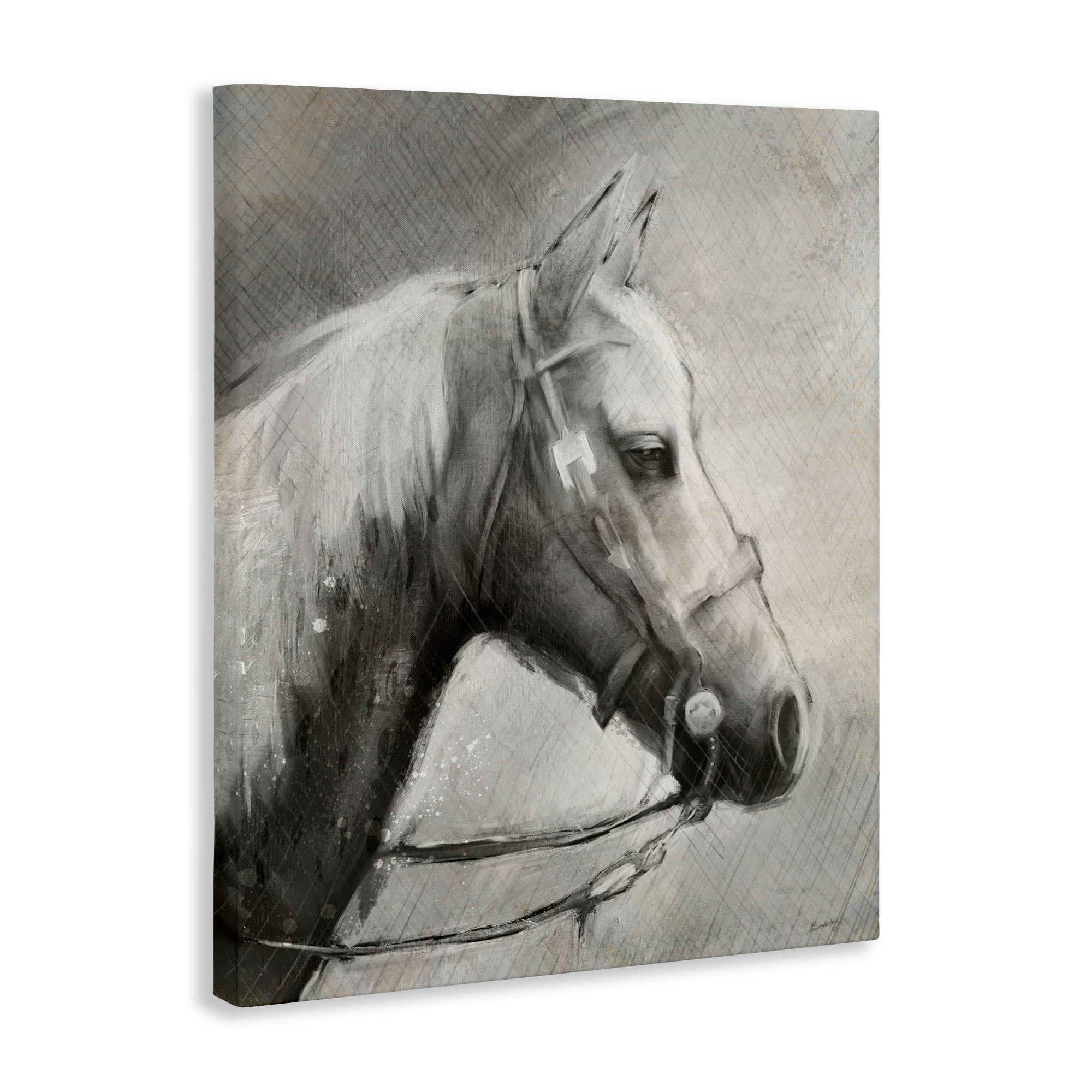 Stupell Industries Modern Ranch Horse Canvas Wall Art, design by Chad Barrett