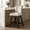 White-Faux Leather, variant on DRLOVELY Swivel Bar Stool, 26" Modern Counter Height Upholstered Pub Chairs with Solid Wood Legs & High Back for Kitchen Island, Black