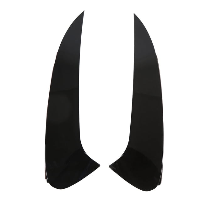Parachoques trasero alerón de ventilación divisor inserto cubierta embellecedor negro brillante reemplazo para Benz GLE Coupe C292 2015-2019 Jadeshay A