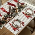 thumbnail image 4 of Christmas Linen placemats, Home Table Decoration Protective mats, Durable and Non-deformable, Holiday Decorations, 4 of 7