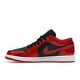 thumbnail image 2 of Jordan Men's 1 Low SE Patent Varsity Red Black Basketball Shoes, from StockX, 2 of 5