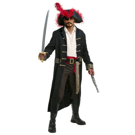 Shipwreck Captain Plus Size Costume for Men