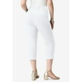 thumbnail image 2 of Roaman's Women's Plus Size Comfort Stretch Capri Jean, 2 of 6