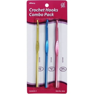 CleverDelights Size H (Size 8) Aluminum Crochet Hooks - 5mm, 5.5