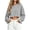 *Gray, variant on ClodeEU Women's Crew Neck Long Sleeve Cropped Drop Shoulder Sweatshirt,Casual Loose Crop Pullover Top Black,Women's Plus L
