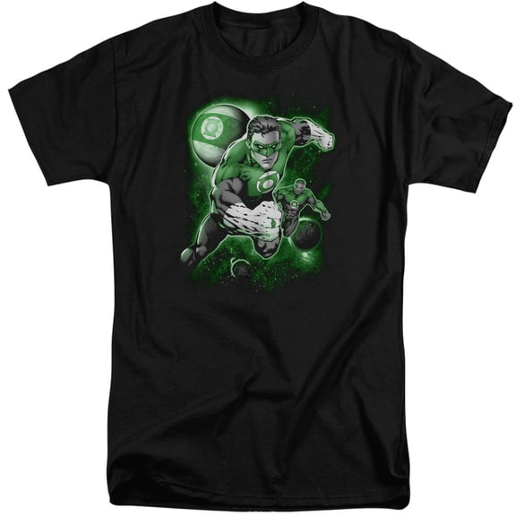 Green Lantern Lantern Planet S/S Adult Tall Black