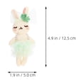 thumbnail image 4 of Miangastore Rabbit Doll Assorted Color PP Cotton 4Pcs 4.91X1.97X0.79In, 4 of 9