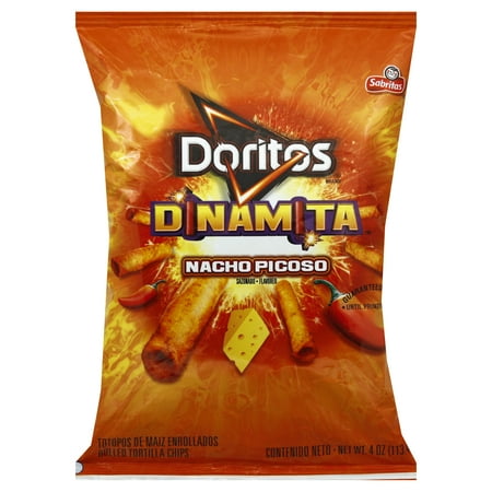 Doritos Dinamita Nacho Picoso Rolled Tortilla Chips 4 Ounces