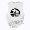 thumbnail image 3 of Birdeem Fashion Women Printing Round-Neck Sleeveless Block Shirts Tunic Tee Tops, 3 of 5