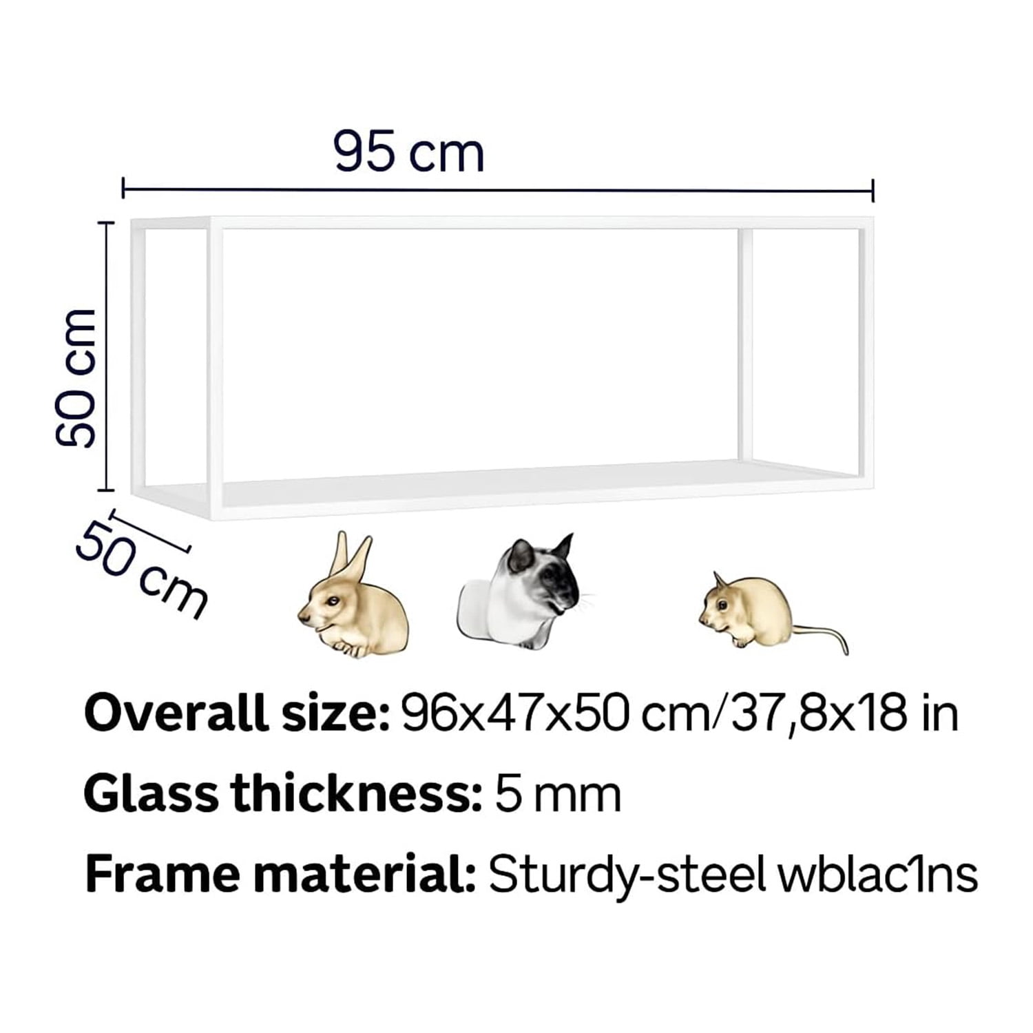 M optimized Hamster Cage, Metal Mice and Rat Habitat Stackable with Wheels, Chew-Proof Dual Door Small Animal Habitat, Hamster House for Guinea Pig Gerbil
