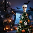 thumbnail image 4 of Gothic Spring Skull Tree Top Decoration with Halloween Party Decoration Festive Tabletop Decoration, 4 of 6