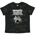 thumbnail image 3 of Inktastic Music Makes Everything Better Girls Toddler T-Shirt, 3 of 5