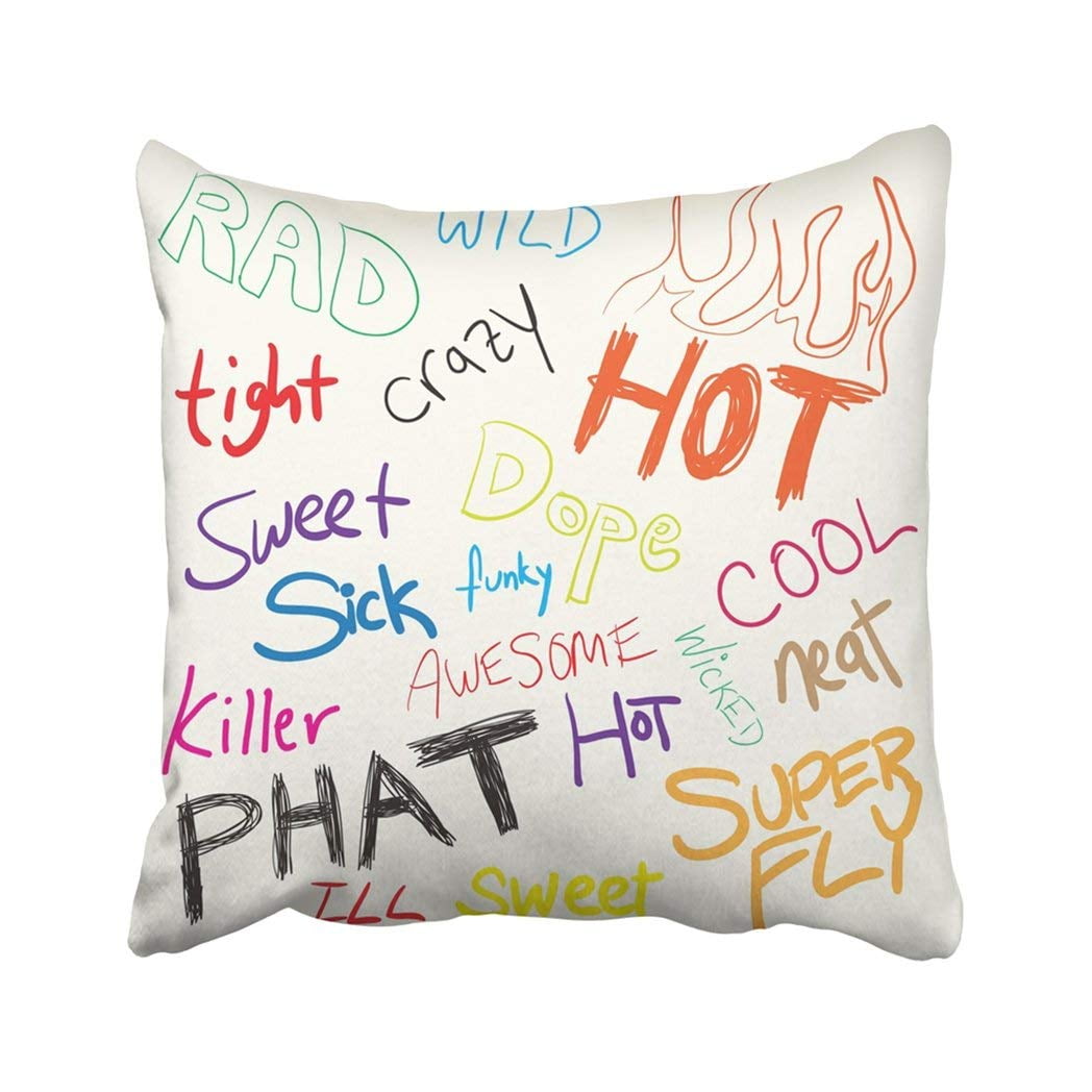 BPBOP Colorful Awesome Variety Of Slang Words And Ebonics Doodled In