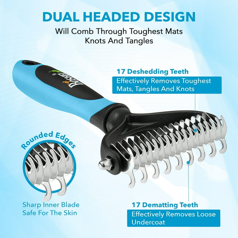 Dog matting clearance brush