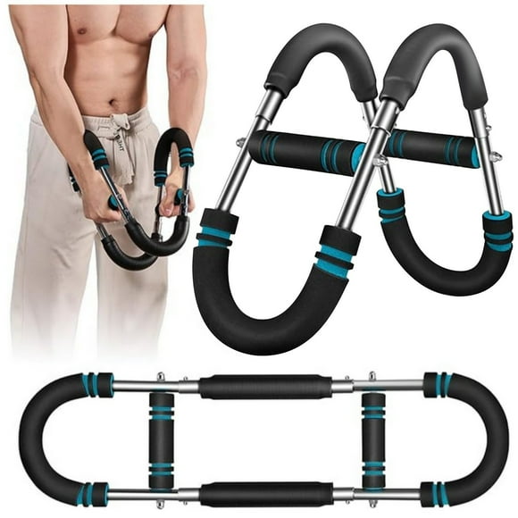 Twister Arm Trainer Adjustable Chest Workout Equipment Arm Trainer Twister Arm Trainer Portable Power Twister Bar Multi Functional Adjustable U-Shaped Indoor Exercise Wrist and Arm Strength Stick