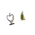 thumbnail image 6 of 2 Pieces Couple Statue Peacock Figurine Resin Material for Living Room Wedding Anniversary Office Decor, 6 of 8
