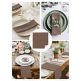 thumbnail image 4 of Cloth Napkins Set of 4 - 20x20 Inches, Pure Brown Washable Reusable Table Napkins, Simple Solid Color Soft & Absortbent Dining Napkin for Party Wedding Hotel Restaurant, 4 of 8