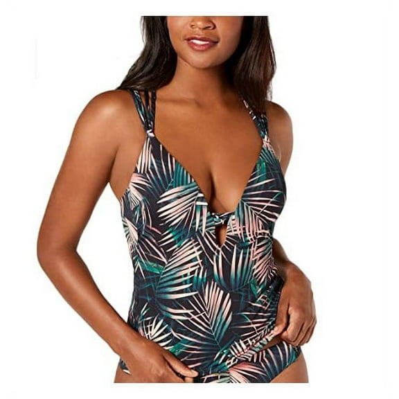 Bar Iii Printed Strappy-Back Tankini Top, Created for Macy's - Bali Nights