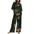 thumbnail image 2 of Teissuly Women's Summer Suit Fashion Short Printing Color Trousers Casual Two-Piece Suit, 2 of 6