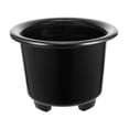 thumbnail image 5 of DINHEAROM 1 Set Black Round Flower Containers for Garden and Yard, 5 of 8