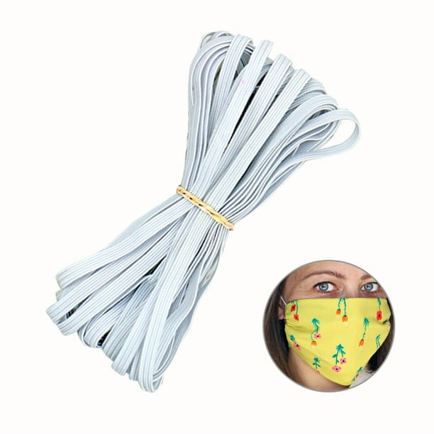 10 Yards Thin Elastic Band for DIY Mask 1/4" Trim Spandex Make mask