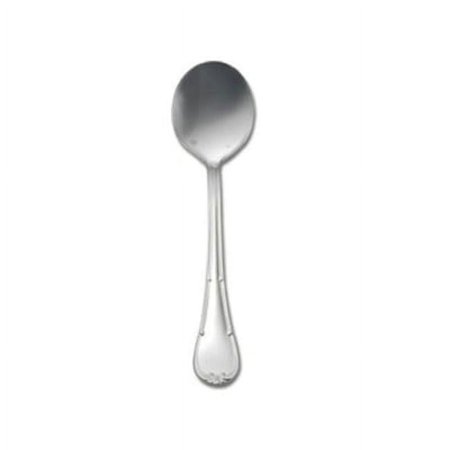 

6.625 in. Mascagni Stainless Steel Round Bowl Soup Spoon Silver