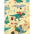 thumbnail image 4 of Bellafa Toddler Boys Christmas Sweatshirts Long Sleeve Pullover Shirts Dinosuar Reindeer Sweaters Xmas Cartoon Tee Sport Tops 1-7T, 4 of 7