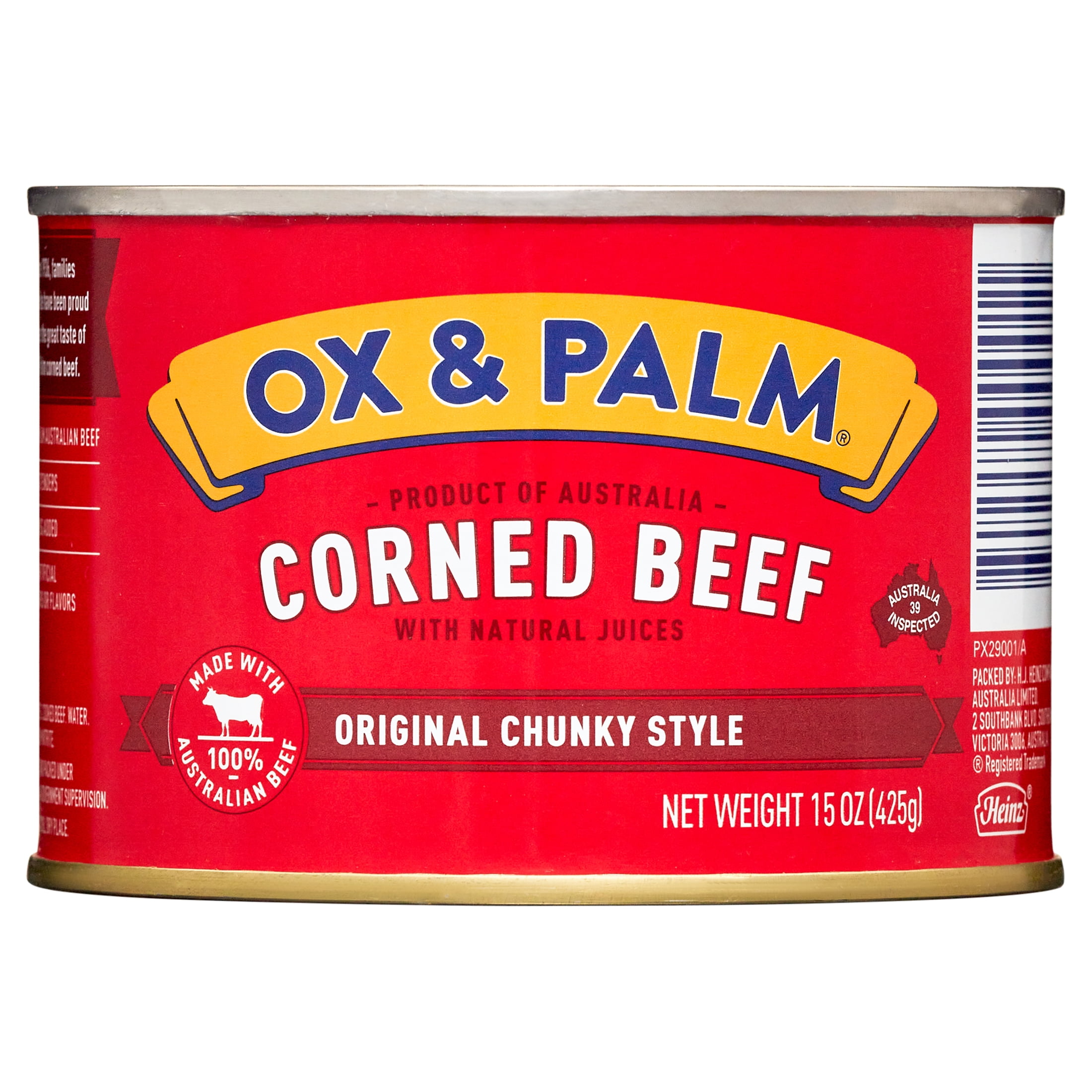 (10 pack) OX & Palm: Corned Beef Large 15 oz Round Can
