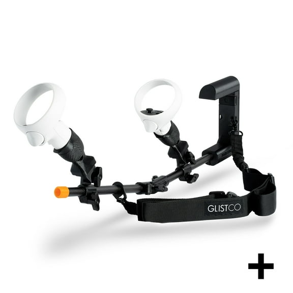 Magni Stock + - VR Accessory Carbon Fiber Controller Stock Rifle Adapter compatible with Quest,Quest 2,Quest Pro, Rift S, Black
