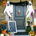 thumbnail image 4 of OAVQHLG3B Halloween Ghost Windsocks Hanging Decorations - Flag Wind Socks for Home Yard Outdoor Decor Party Supplies, 4 of 6