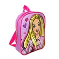 Barbie Kids Mini Backpack Durable Canvas Material, Pink, for Children