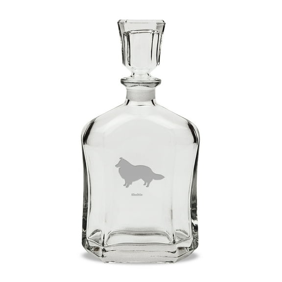 Sheltie 23.75 oz Classic Whiskey Decanter