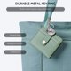 thumbnail image 4 of Slim Wallet for Women,Blocking Bifold Credit Card Holder with Zipper Coin Pocket,ID Window,Keychain（green）, 4 of 5