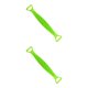 thumbnail image 3 of Ounissouiy Baño Cepillos de silicona Toallas de baño Frotar la espalda Peeling de barro Masaje Ducha corporal Toallas mágicas extendidas Limpiador de verde 2piezas Ounissouiy CBP138033, 3 of 6